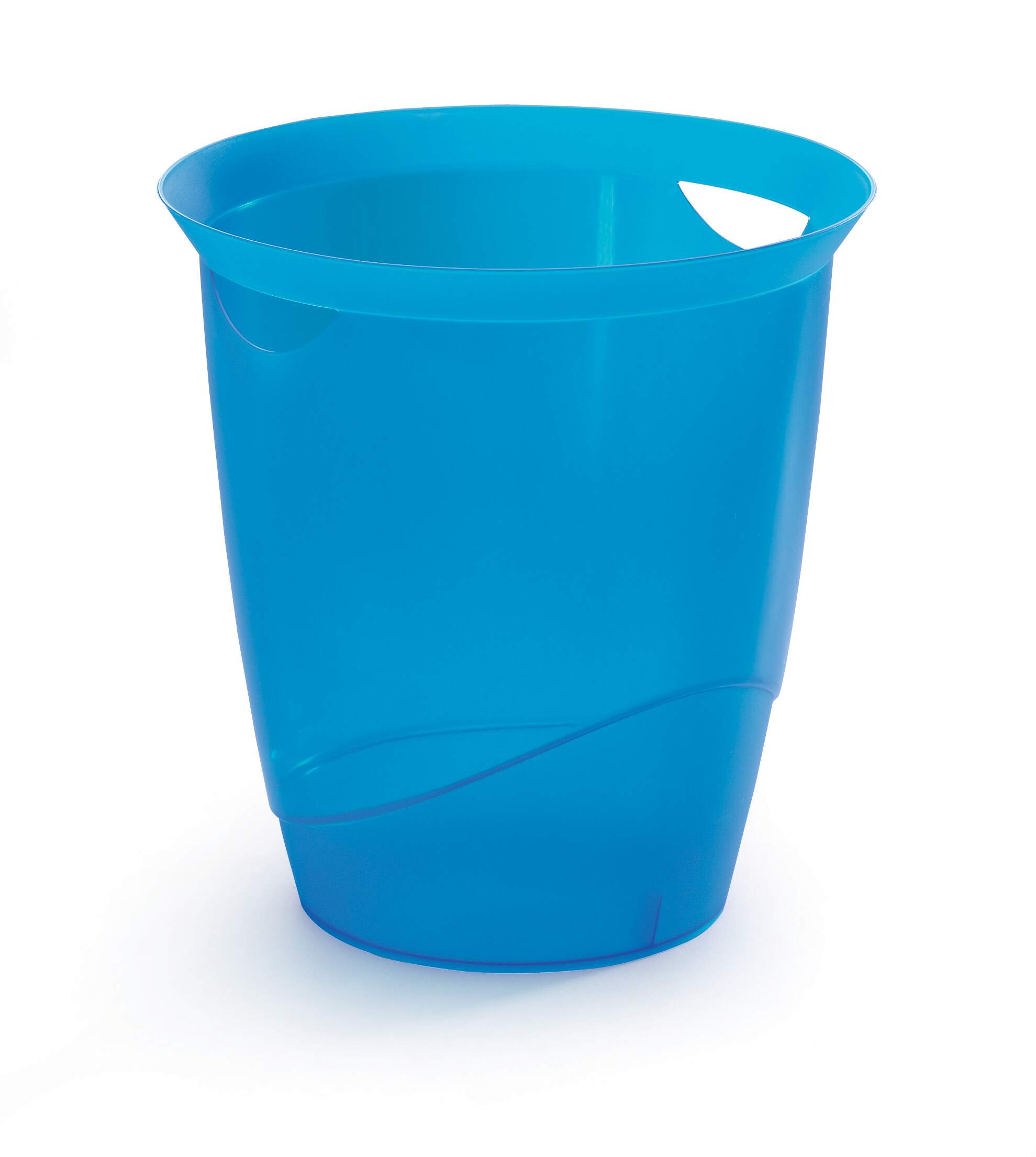 Papperskorg TREND 16L rund, Durable, transparent indigoblå - Bild 2