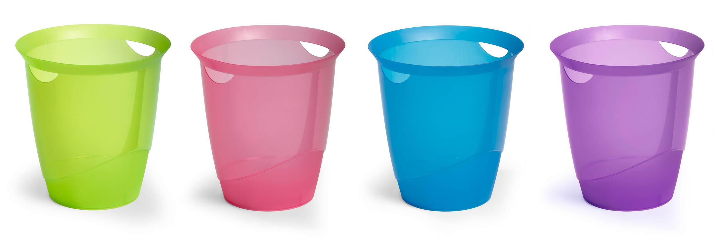 Papperskorg TREND 16L rund, Durable, transparent indigoblå - Bild 5