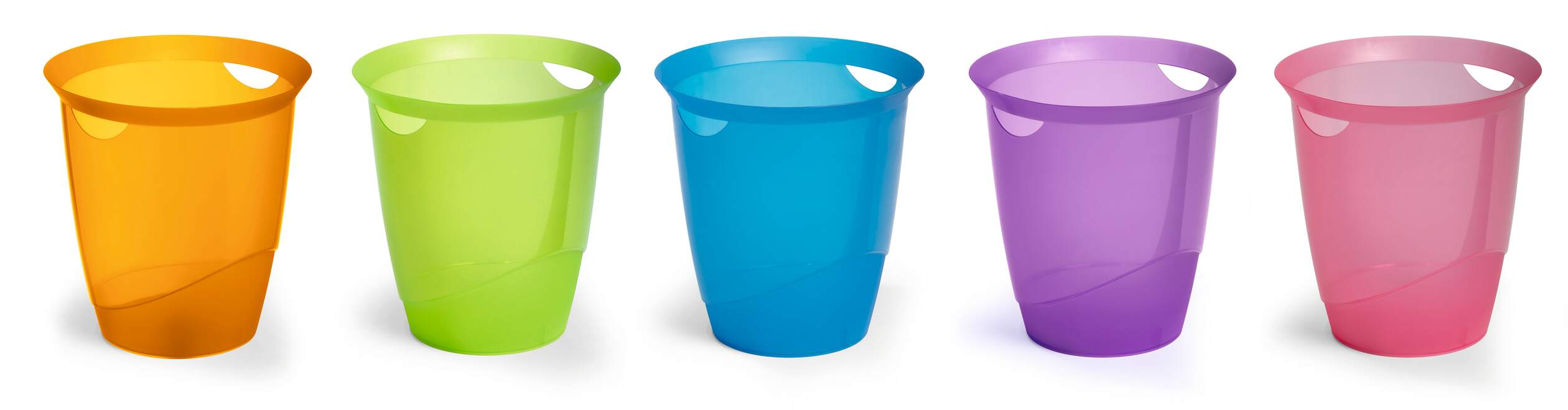Papperskorg TREND 16L rund, Durable, transparent indigoblå - Bild 6