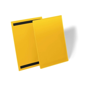 Plastficka A4S magnetisk