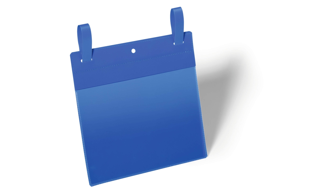 Plastficka A5L med fästband