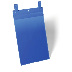 Plastficka A4S med fästband