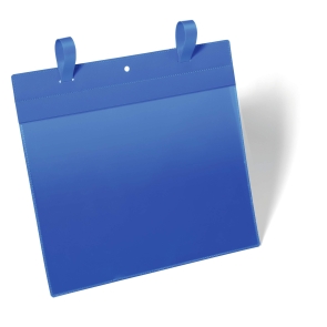 Plastficka A4L med fästband