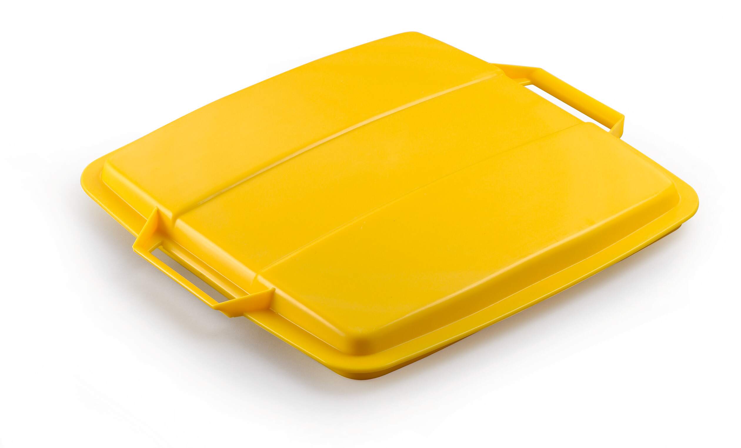 Lock till tunna DURABIN® 90L kvadratisk, gul