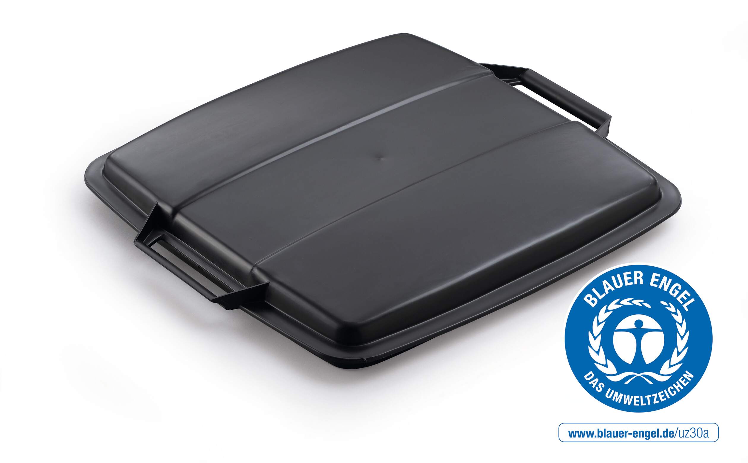 Lock ECO till soptunna DURABIN® 90L kvadratisk, svart