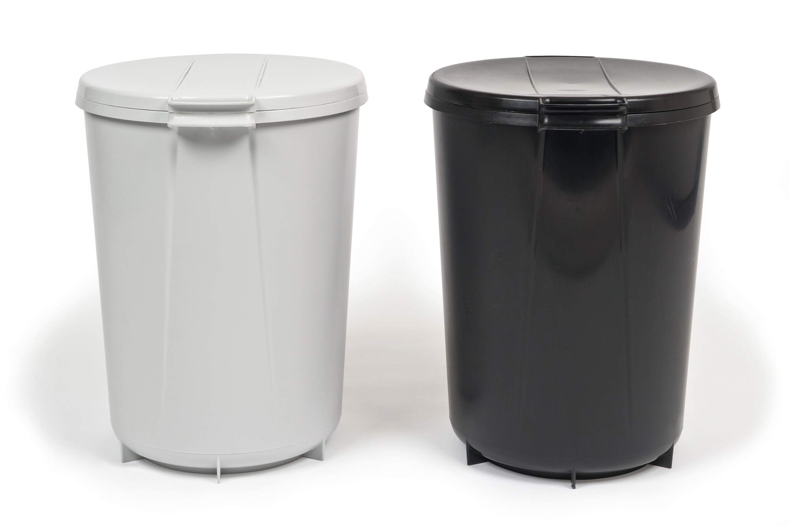 Lock till avfallstunna DURABIN® 40L rund, svart - Bild 3