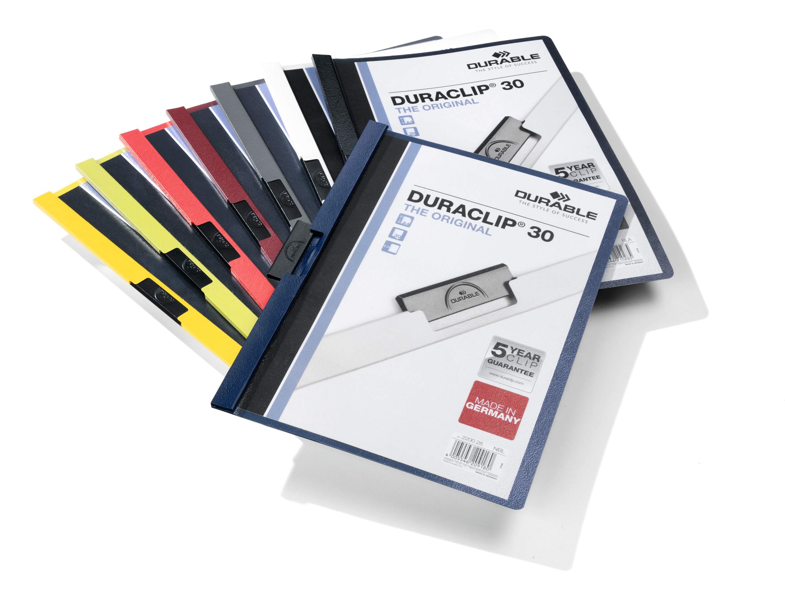 Klämmapp DURACLIP® 30 A4, grön - Bild 3