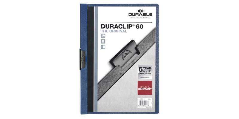 Klämmappa DURACLIP® 60 konsumentfrp