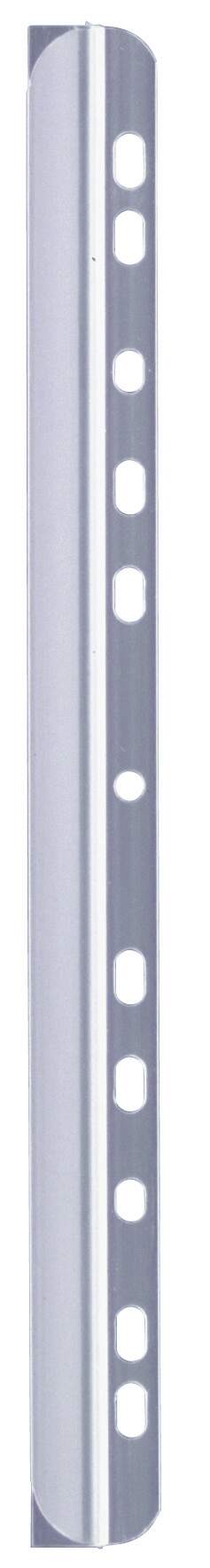 Klämskena A4 3 mm universalhålad, 50st/frp, transparent