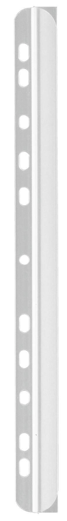 Klämskena A4 6 mm universalhålad, 50st/frp, transparent