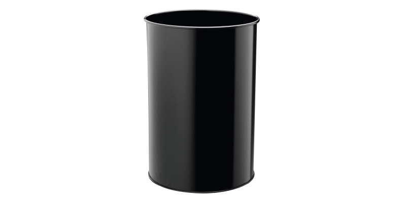 Papperskorg metall rund 30 liter