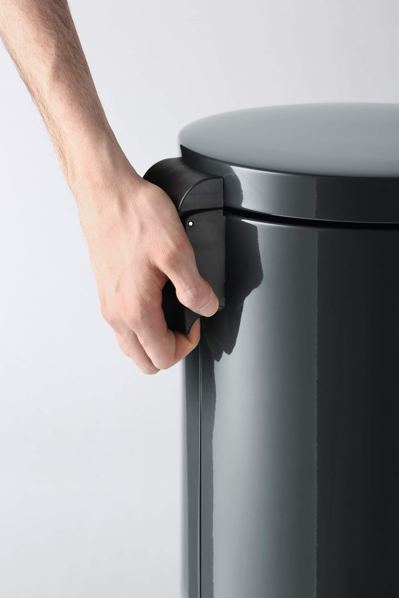Pedalhink metall 5L rund, mörkgrå - Bild 6