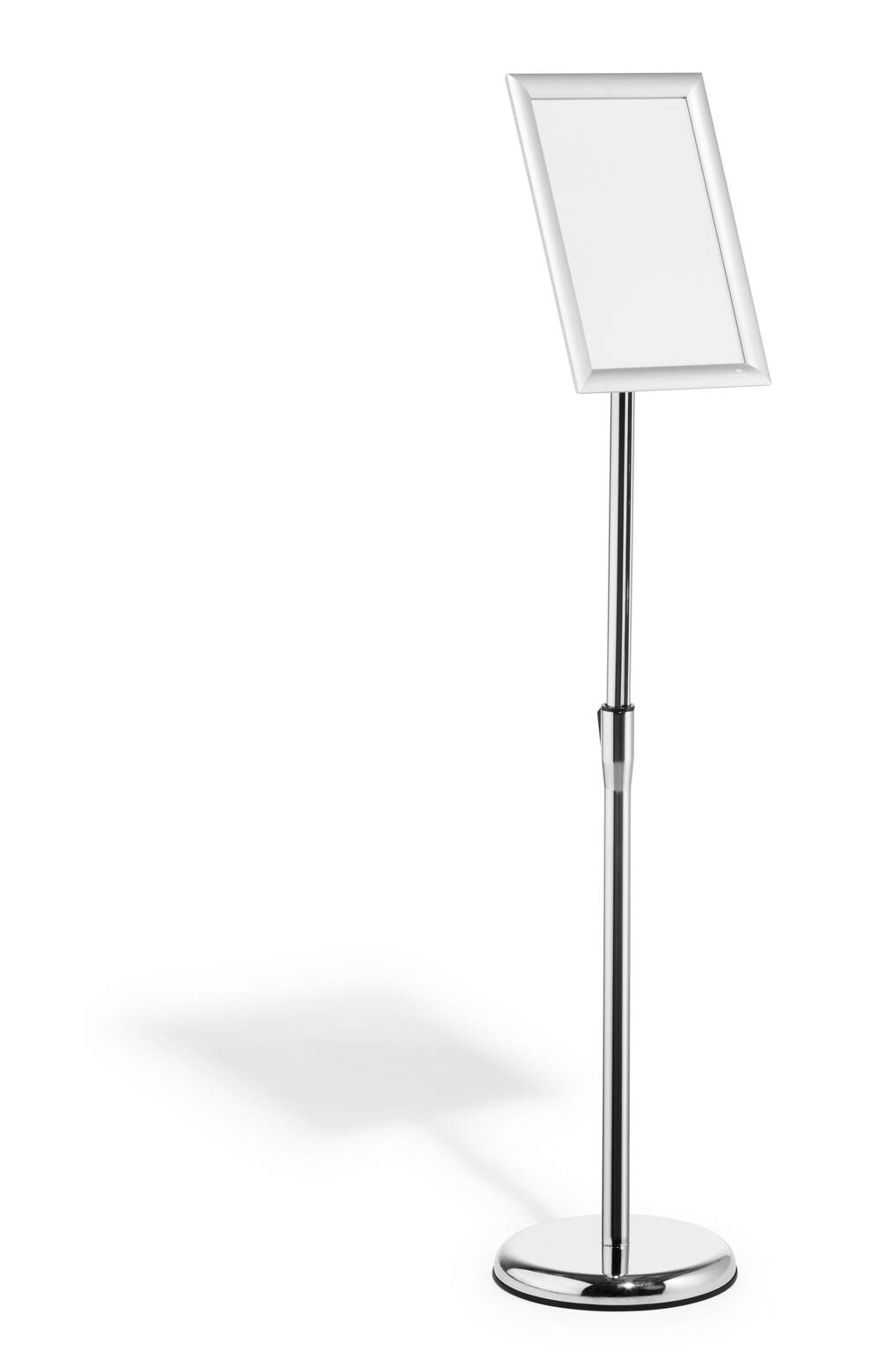 Golvskylt aluminium snäppram A4