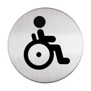 Symbolskylt WC handikapp