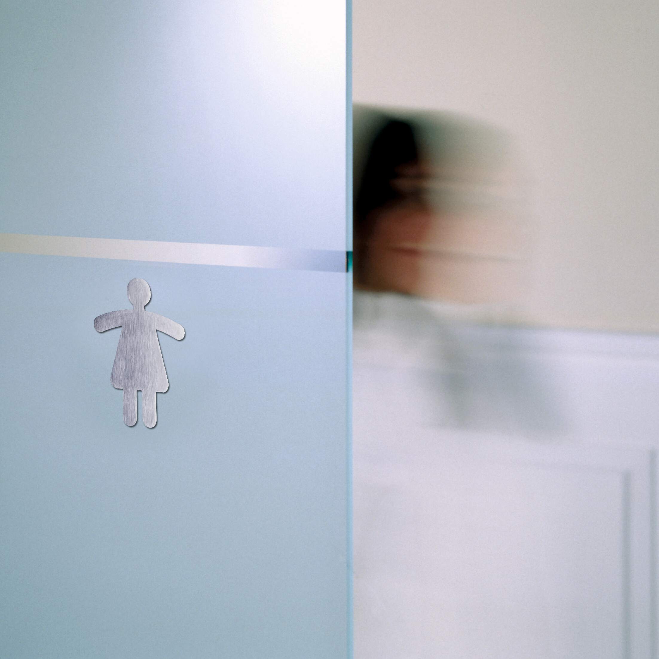 WC skylt figur damer 90x120 mm - Bild 2