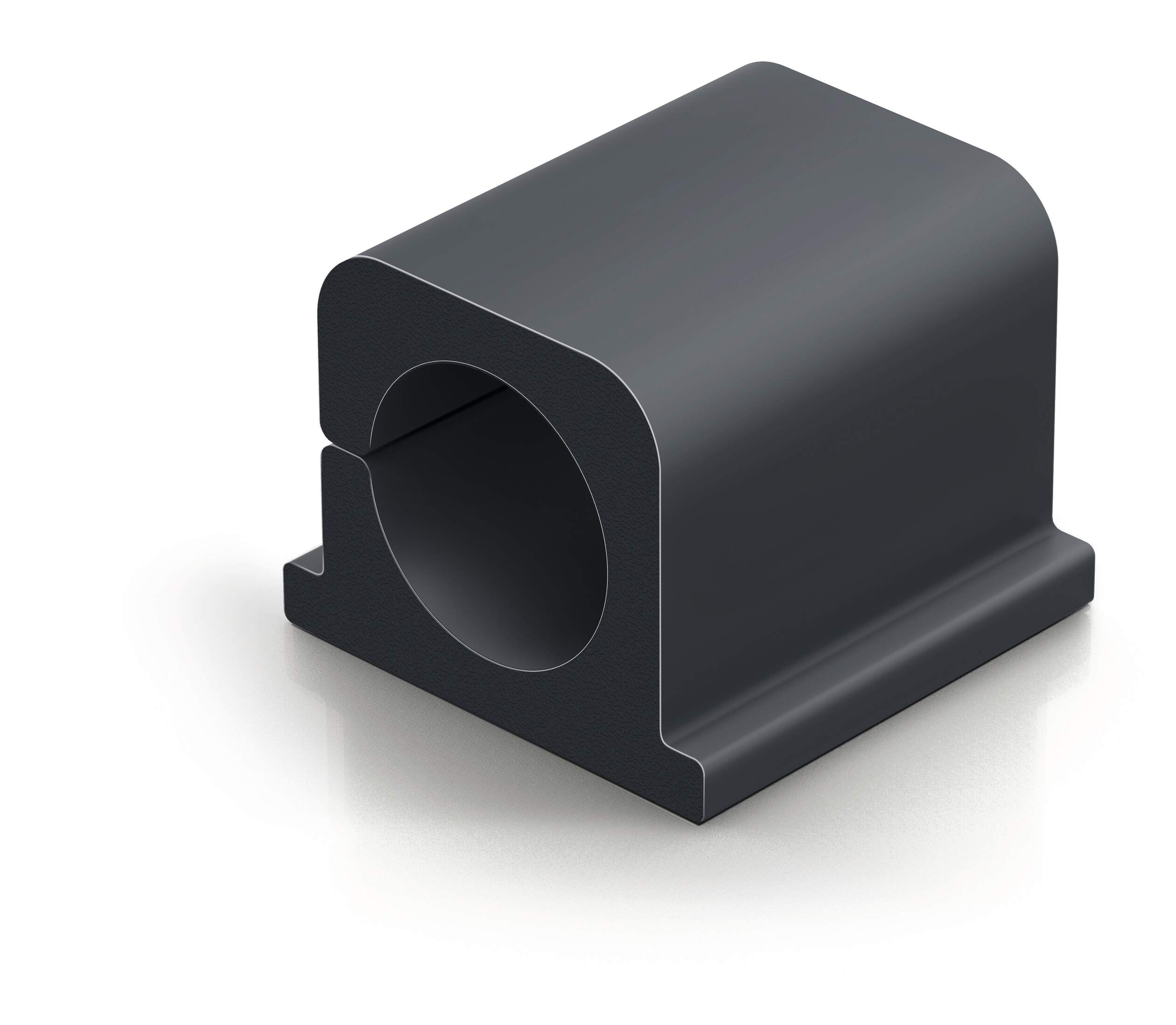 Kabelhållare 4 st/frp, självhäftande, CAVOLINE® CLIP PRO 2, grafitgrå