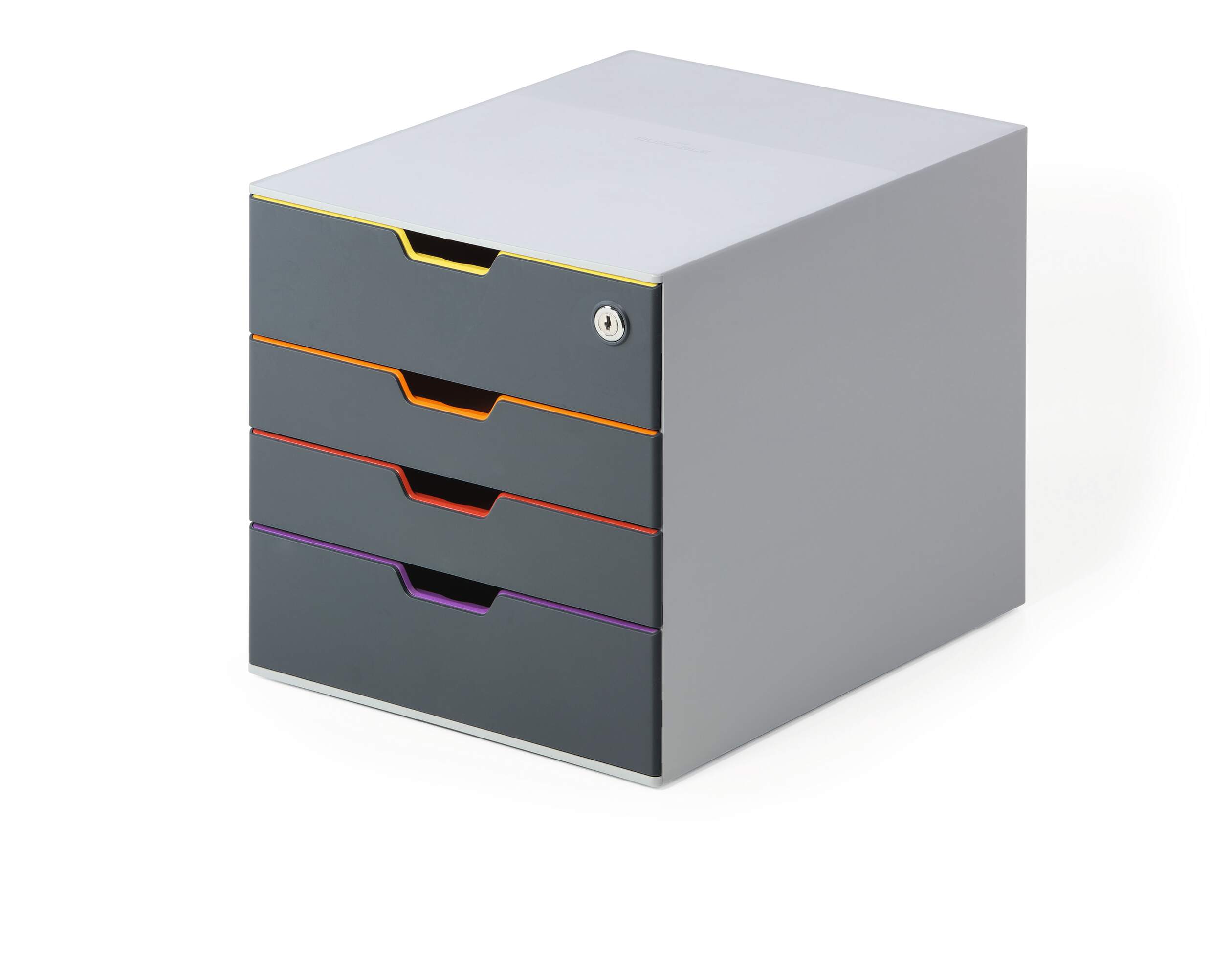 Förvaringslådor VARICOLOR® 4 lådor, SAFE låsbar, Durable