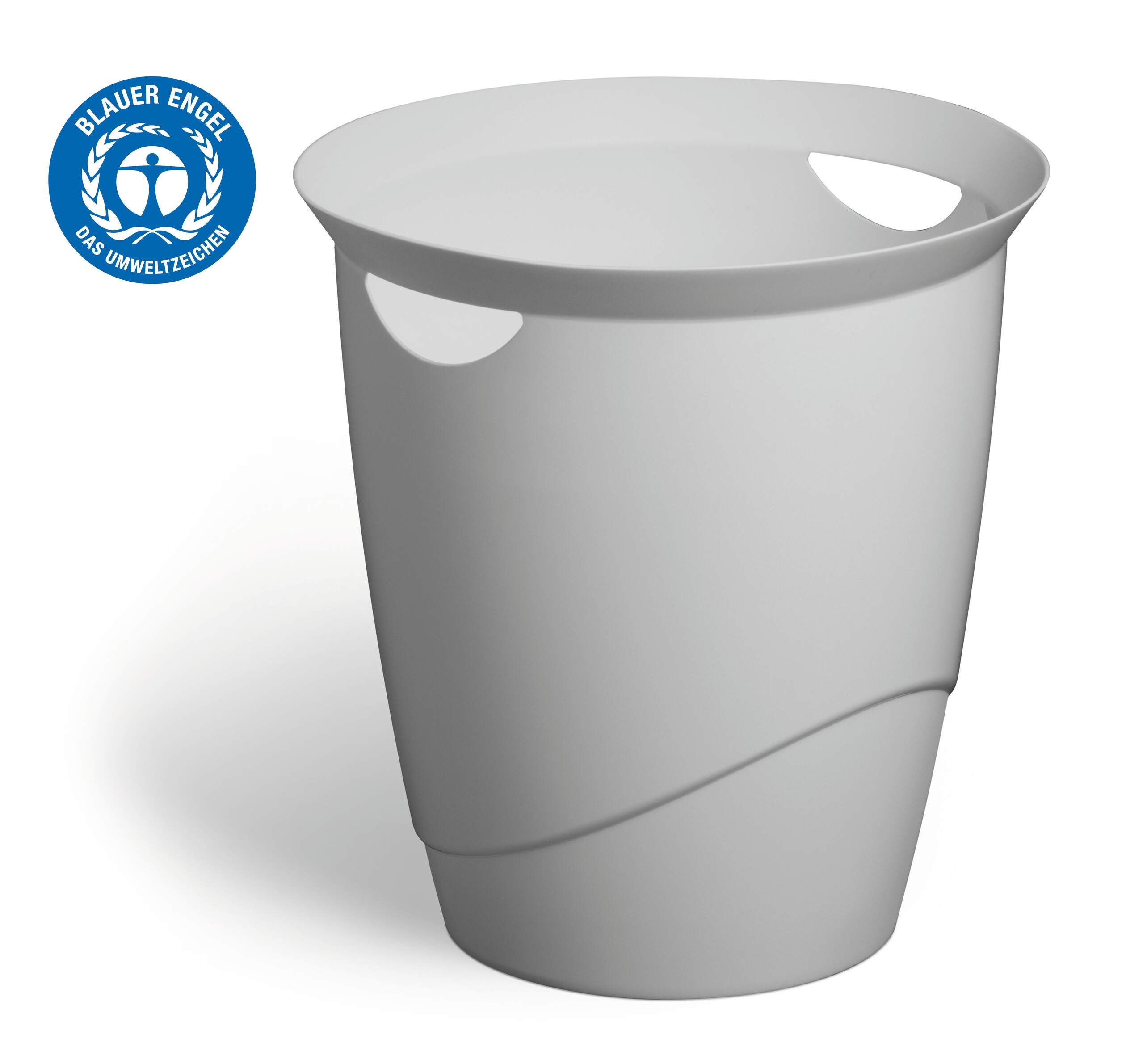 Papperskorg ECO 16L rund, Durable, grå