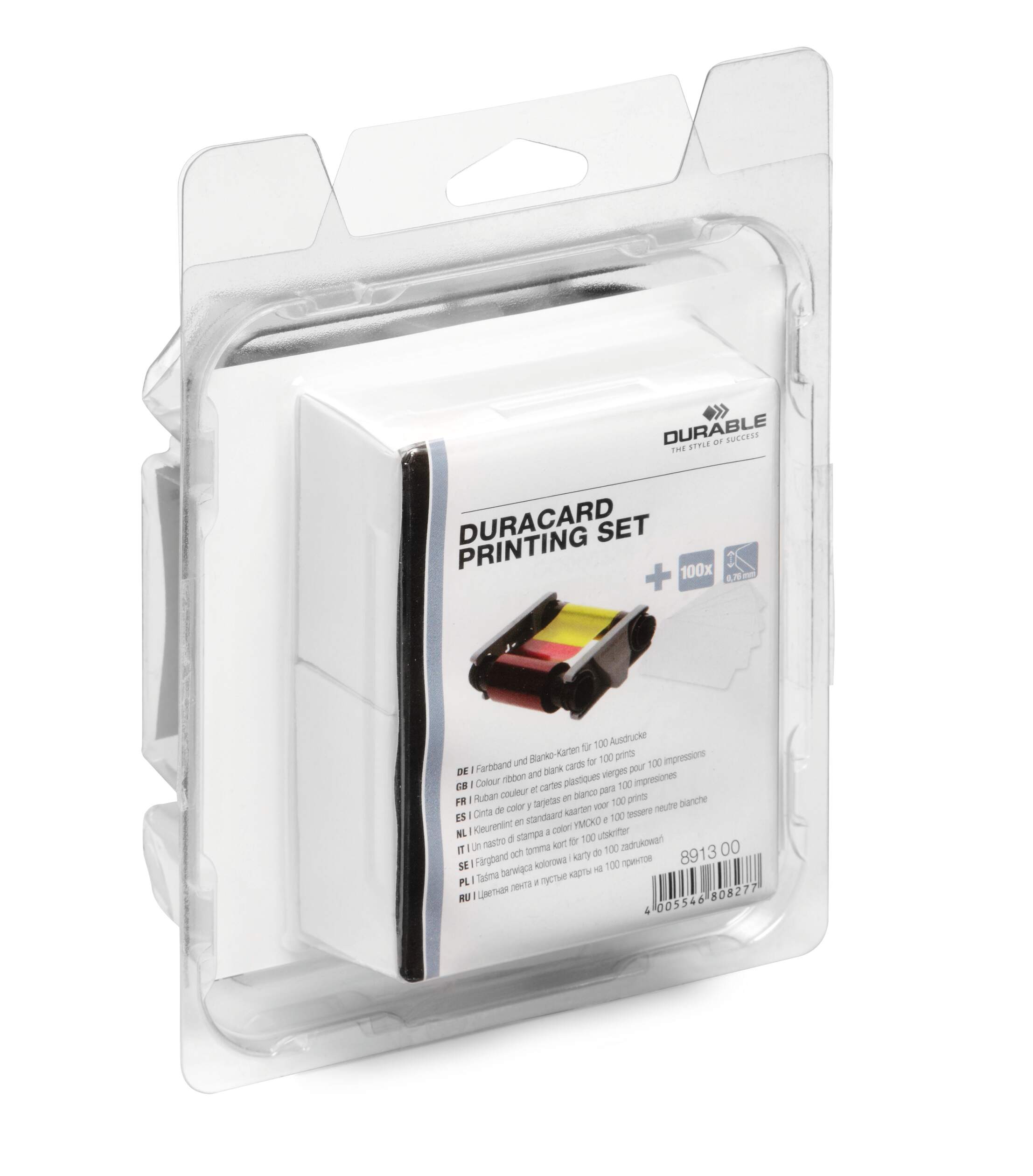 Färgband och kort till DURACARD ID 300