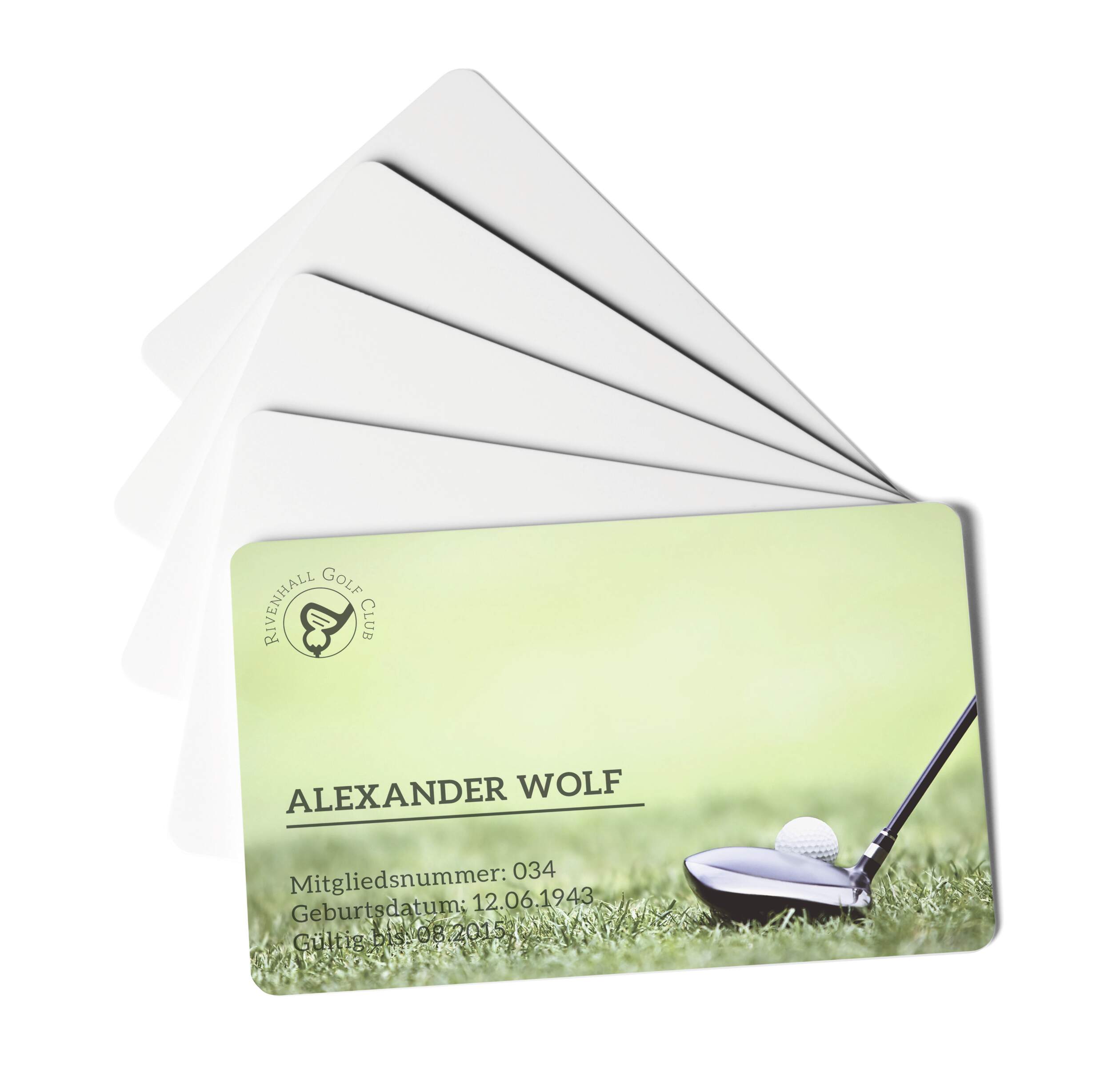Plastkort DURACARD 0,50 mm, vit, 100 st - Bild 4