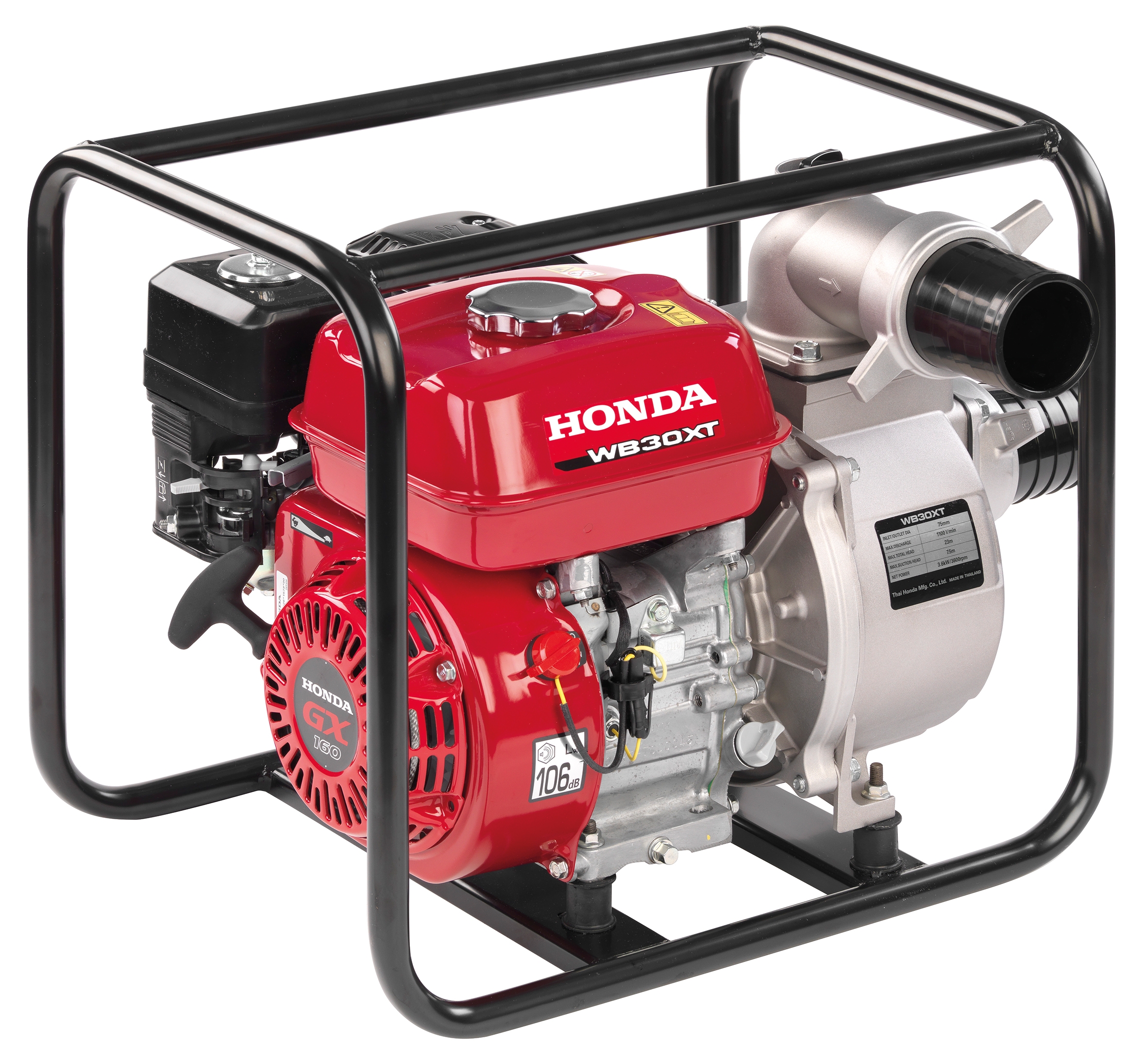 Vattenpump HONDA WB 30, högvolymspump