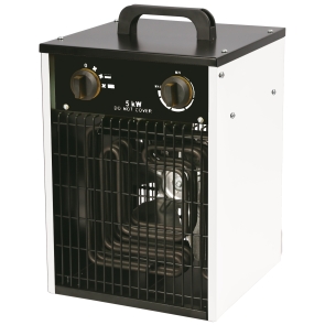 Värmefläkt Industri, 5 KW 400V, 3-FAS, luftflöde 530 m³/tim