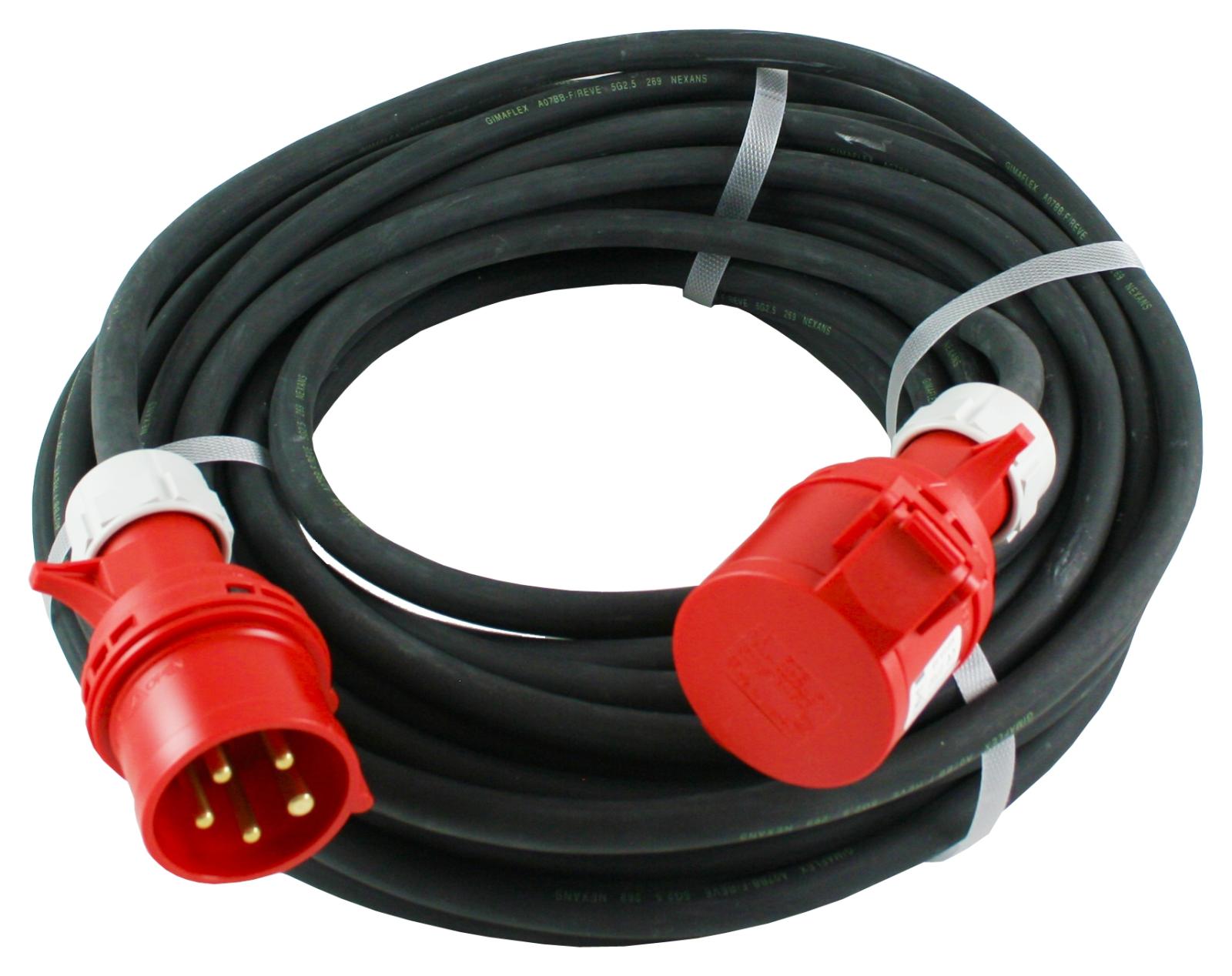Motorkabel 3,5 m, REVE 5x2,5, 16A/400V